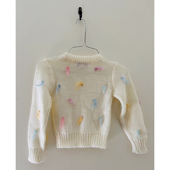 Vintage Pullover Cathy Hardwick Girls Colorful Soft Cozy Spring Sweater Sz 5 - Picture 4 of 4